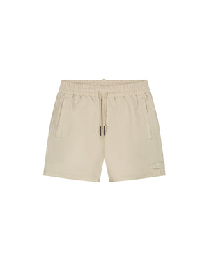Malelions Nylon Swim Shorts | Light Taupe