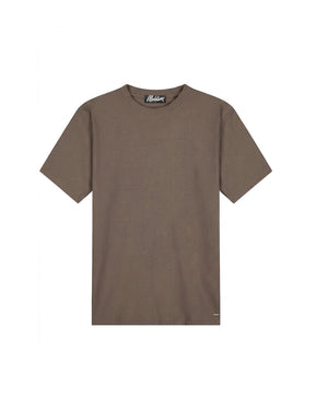 Malelions Men Ribbed T-Shirt | Brown