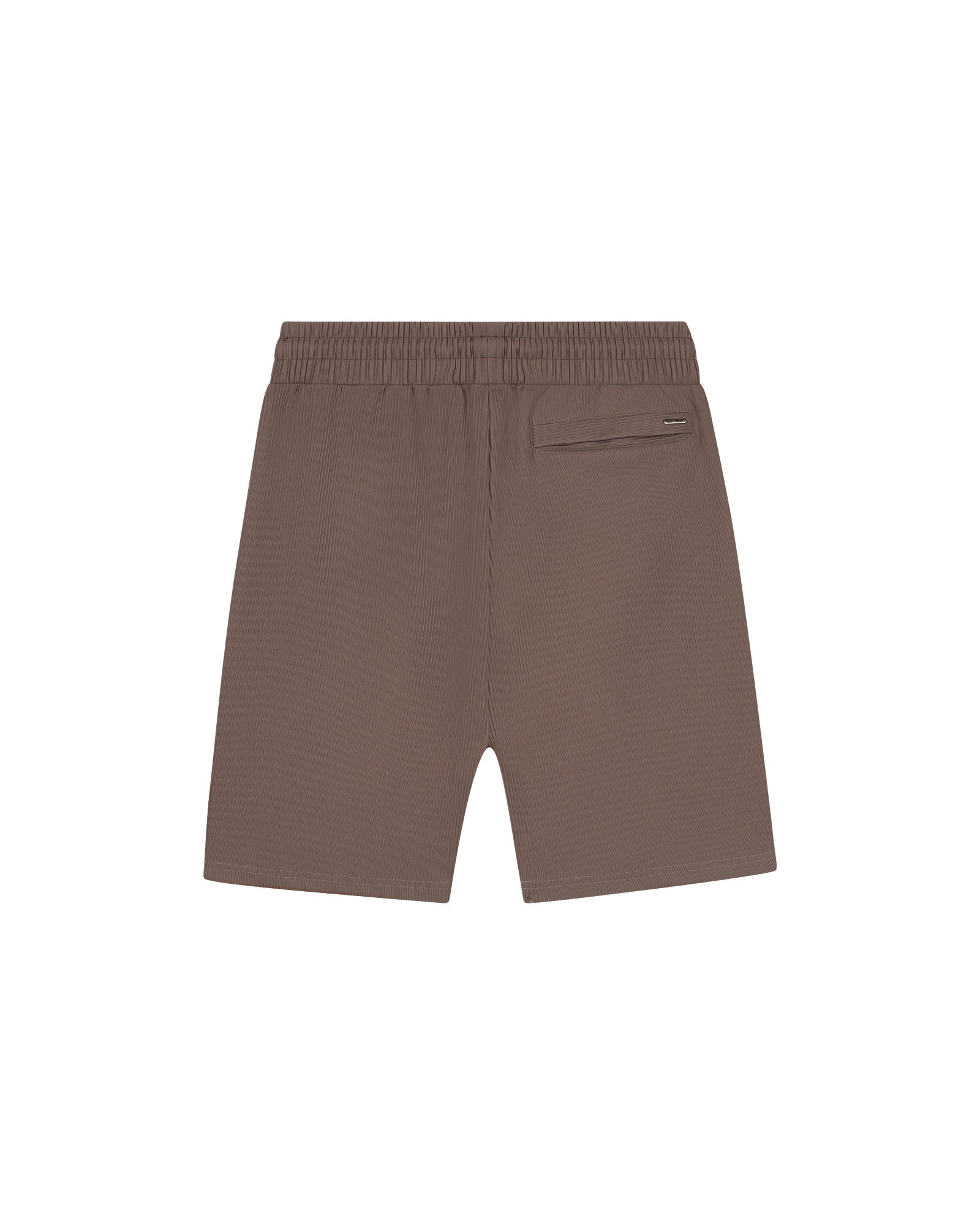Malelions Men Ribbed Shorts | Brown