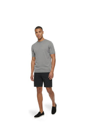 Malelions Men Knitted T-Shirt | Antra Grey