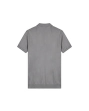 Malelions Men Knitted Zip Polo | Pearl Grey