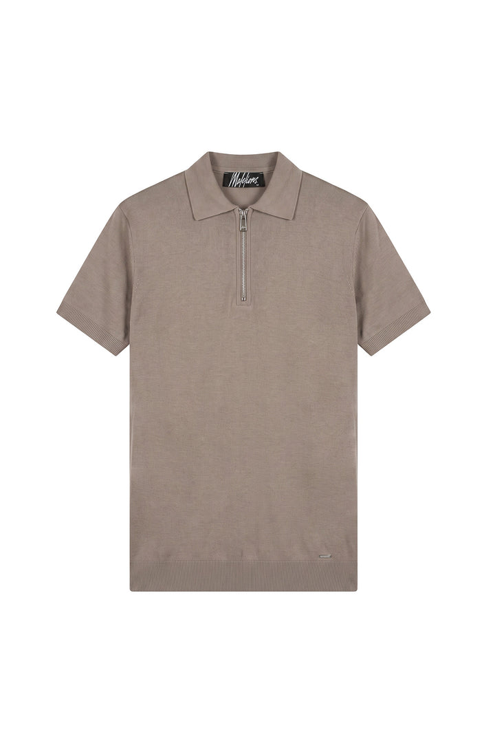 MMB30026041_50013_Malelions_Men_Knitted_Zip_Polo_Sage_Brown_Front.jpg