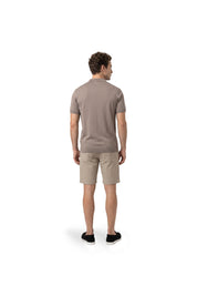 Malelions Men Knitted Zip Polo | Sage Brown