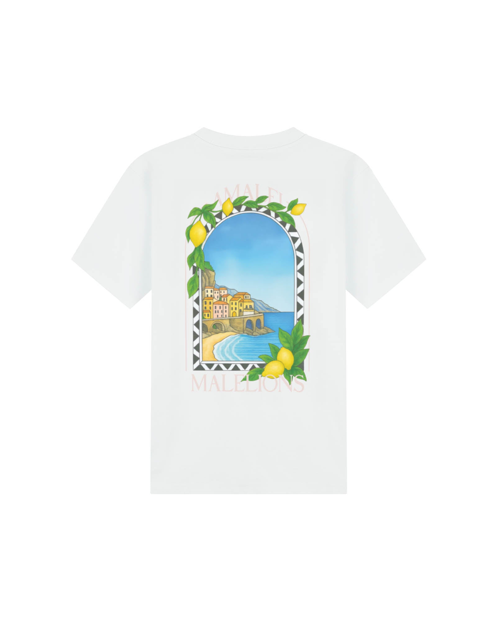 Malelions Men Amalfi Window T-Shirt - wit - Malelions