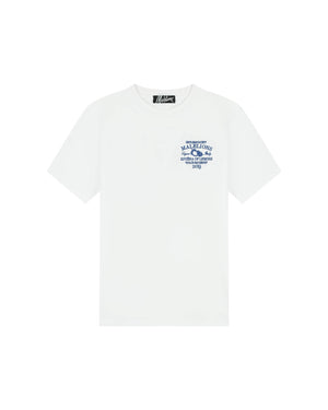 Malelions Men Riviera T-Shirt | White