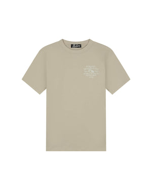 Malelions Men Riviera T-Shirt | Light Taupe