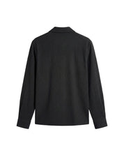 Malelions Men Emblem Seersucker Longsleeve Shirt | Black