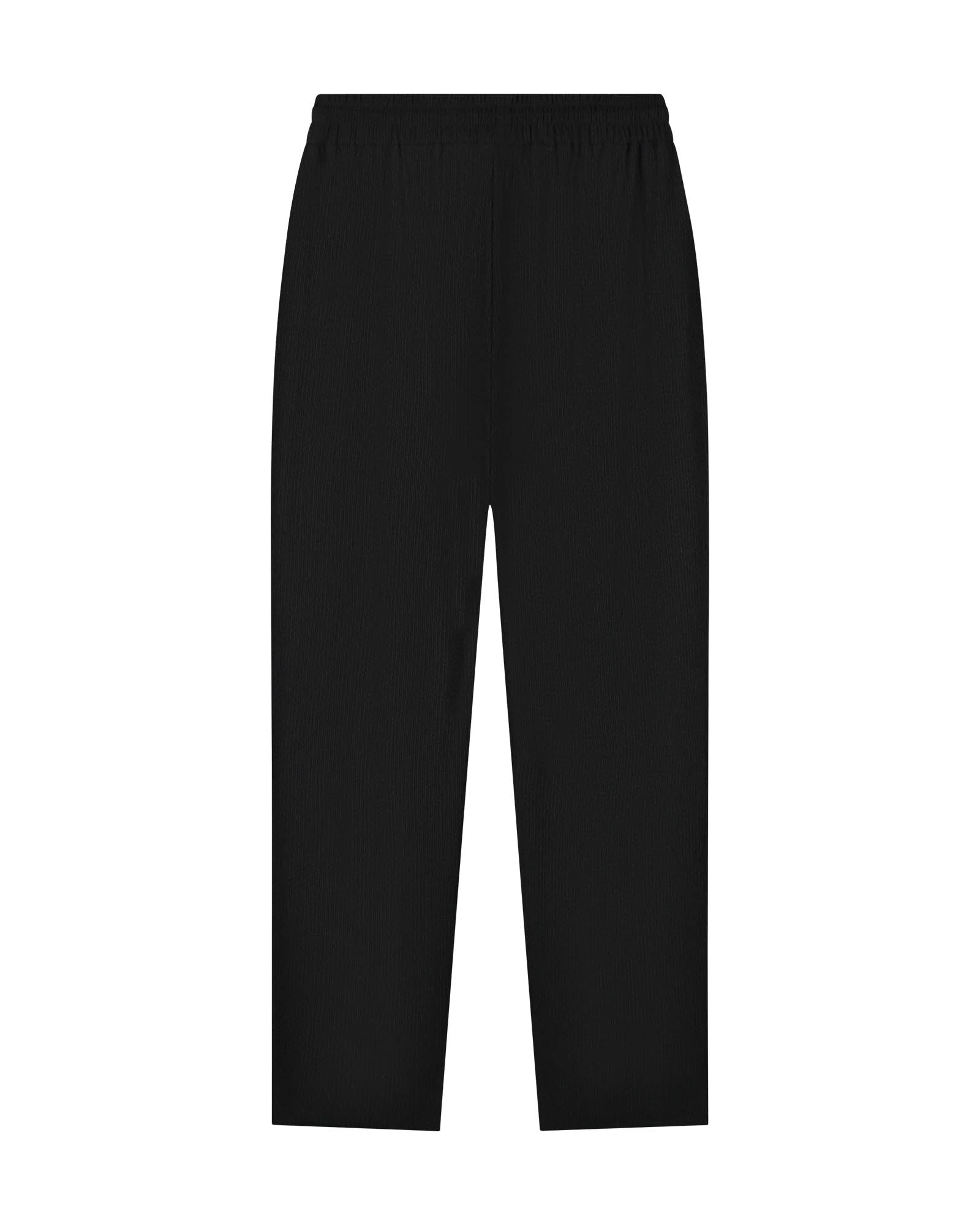 Malelions Men Emblem Seersucker Pants | Black