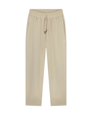 Malelions Men Emblem Seersucker Pants | Light Taupe