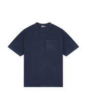 Malelions Men Emblem Towelling T-Shirt | Navy