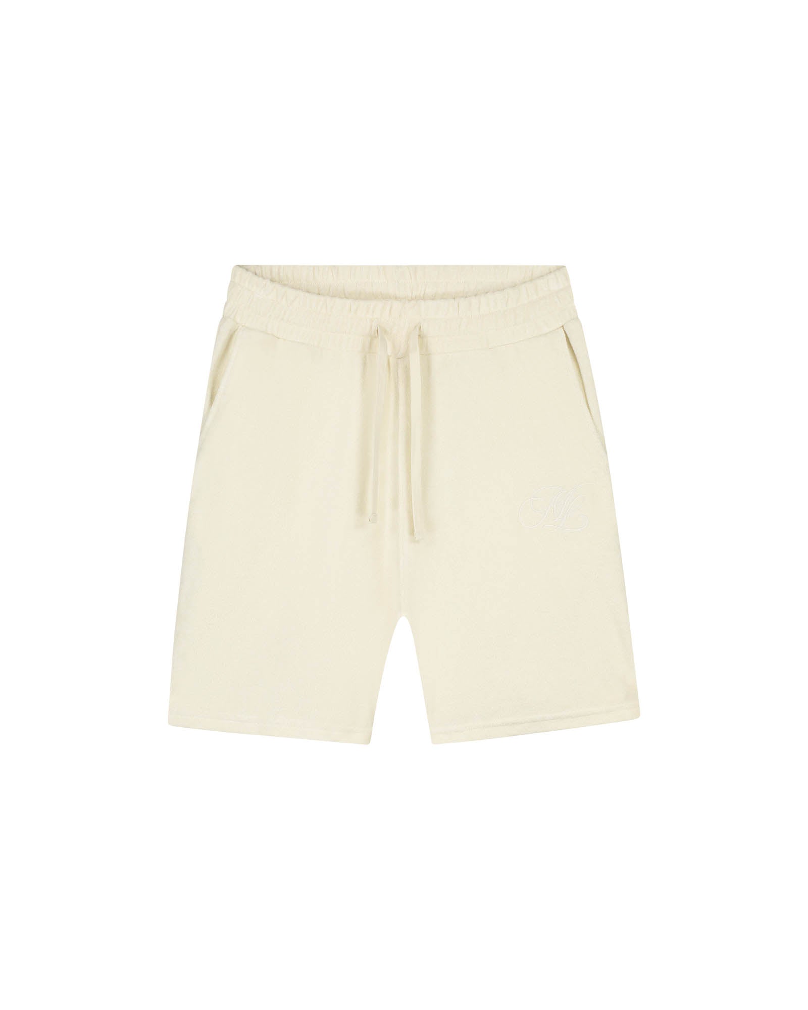 Malelions Men Emblem Towelling Shorts | Off-White