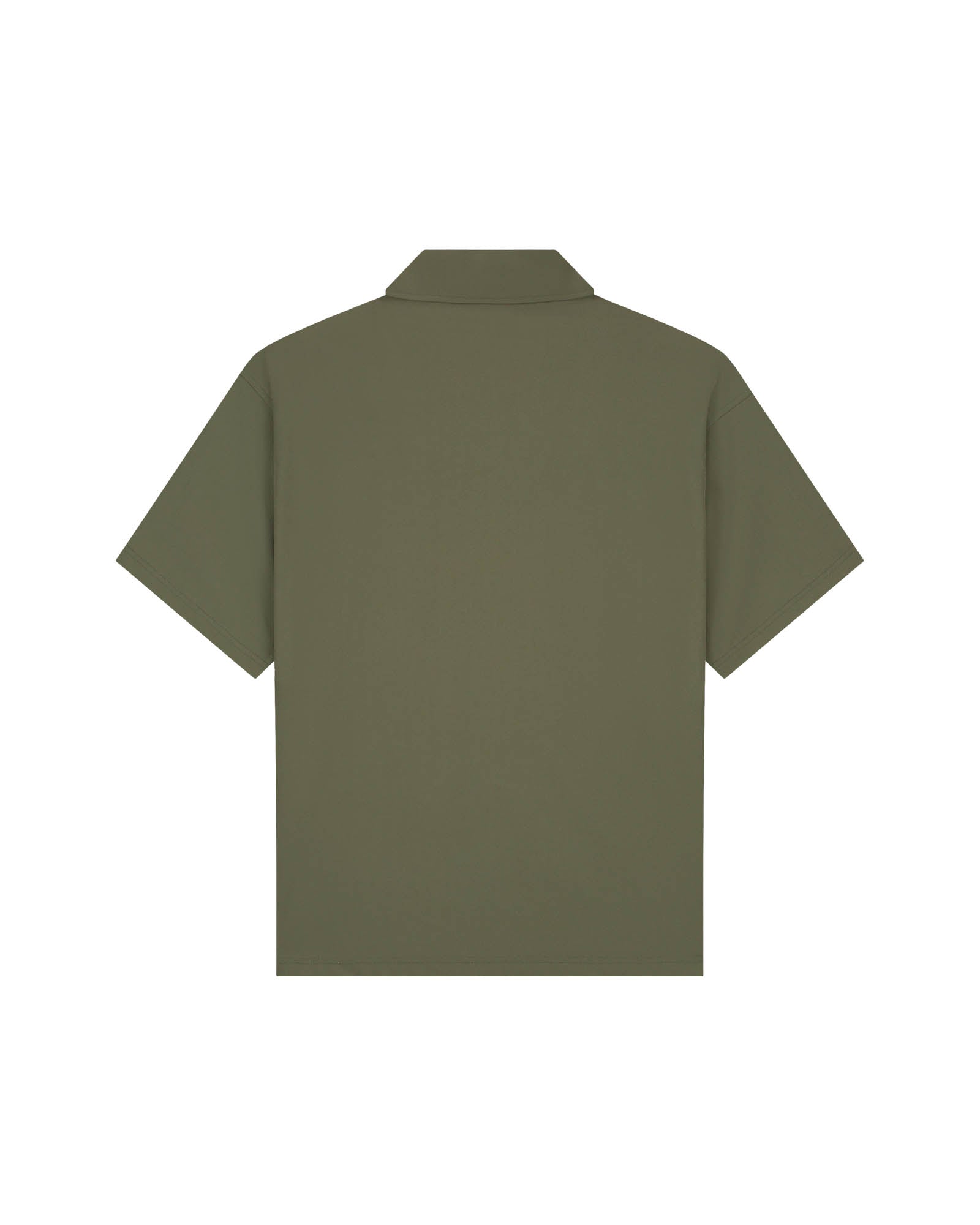 Malelions Men Capri Zip Shirt | Vintage Green