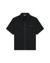  Malelions Men Capri Zip Shirt | Black