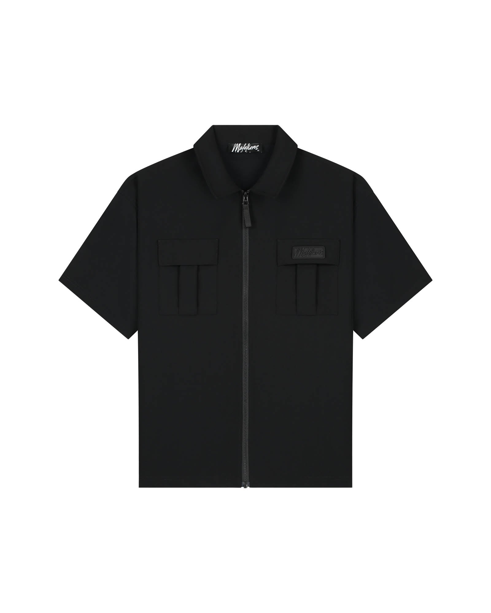 Malelions Men Capri Zip Shirt | Black