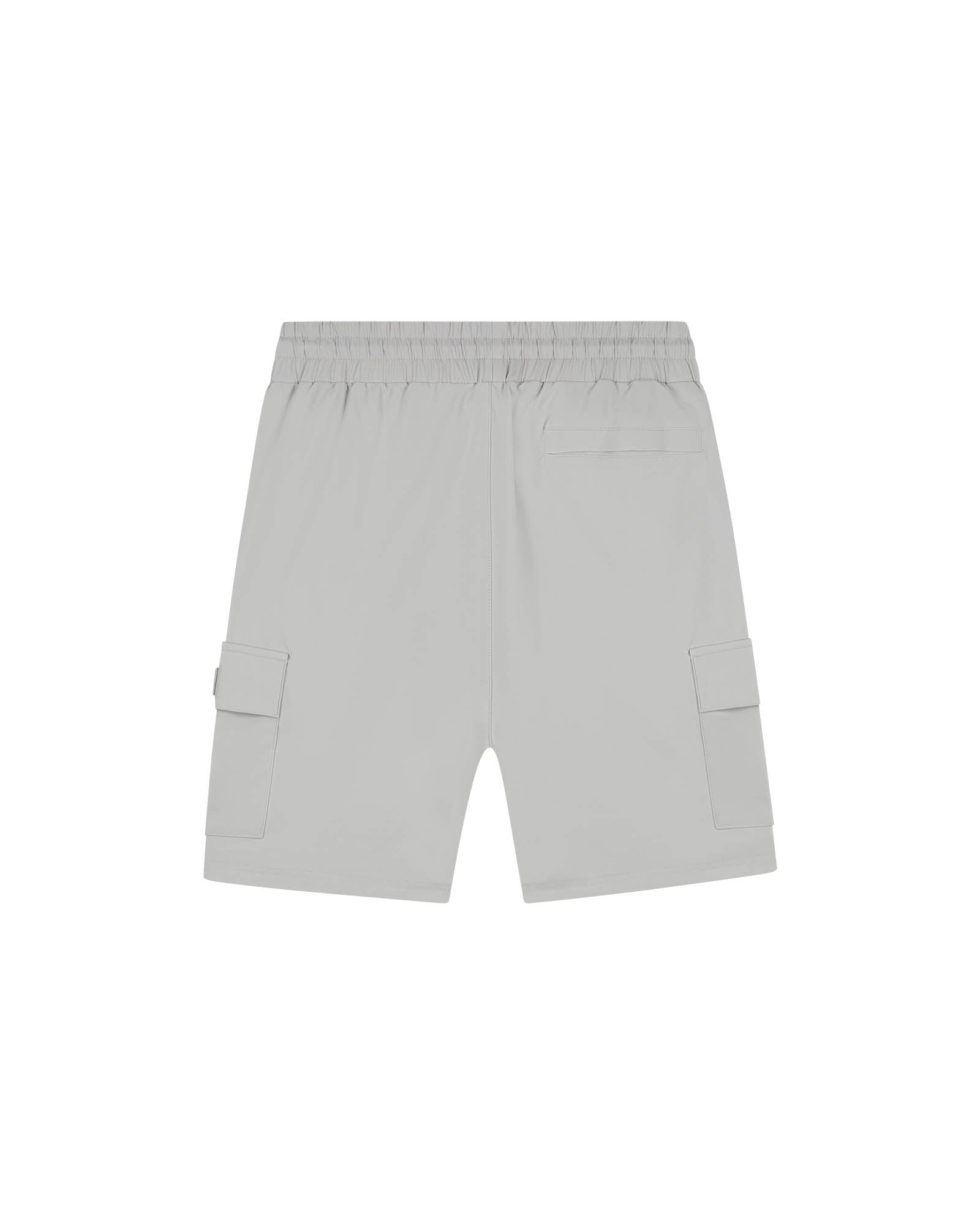 Malelions Men Capri Cargo Shorts | Ice Blue