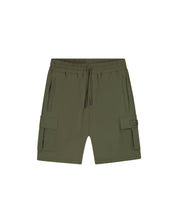 Malelions Men Capri Cargo Shorts | Vintage Green