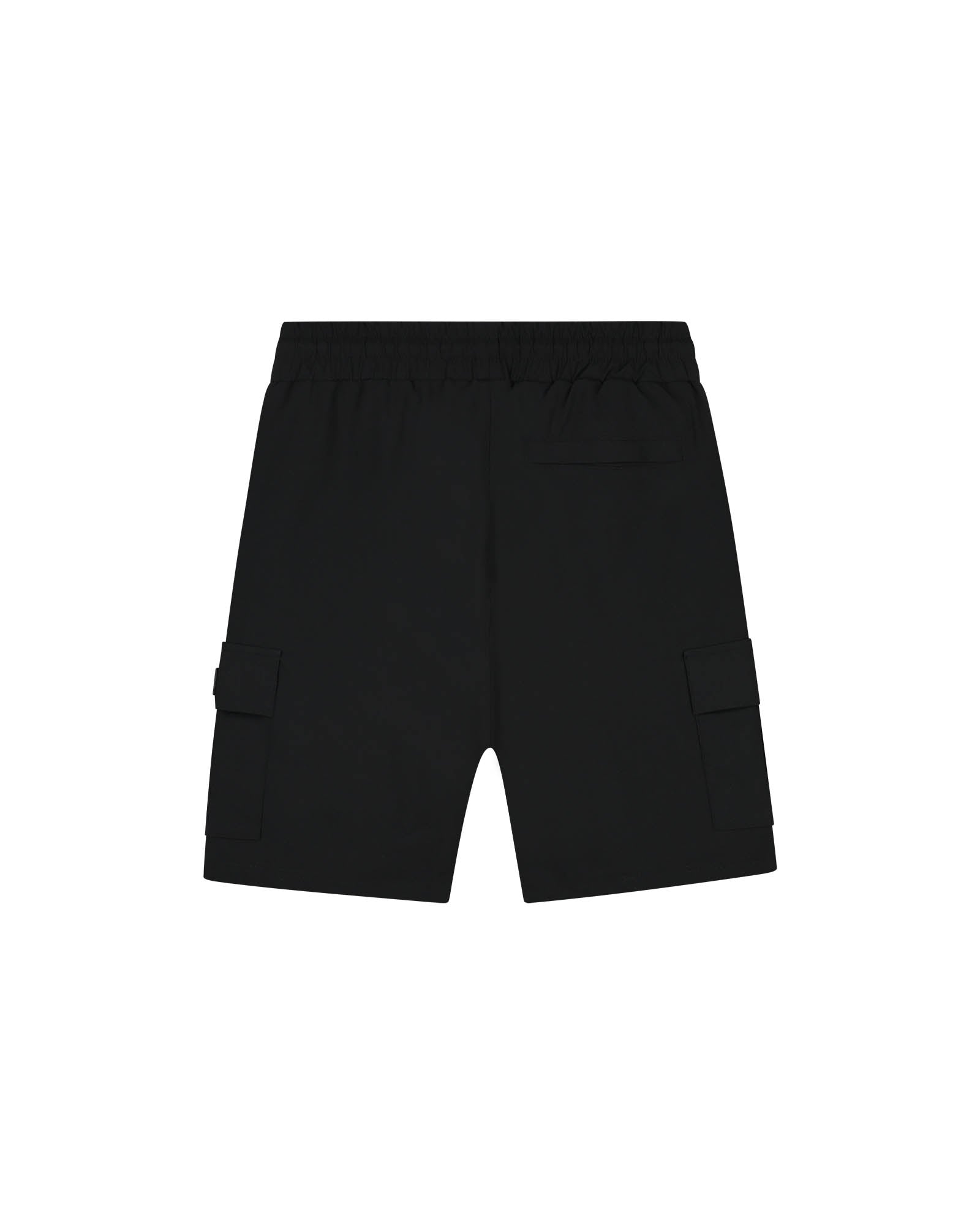 Malelions Men Capri Cargo Shorts | Black