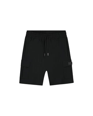 Malelions Men Capri Cargo Shorts | Black
