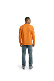Malelions Men Motocross Longsleeve T-Shirt | Orange