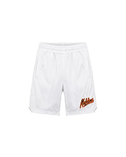 Malelions Men Perforated Mesh Shorts | White