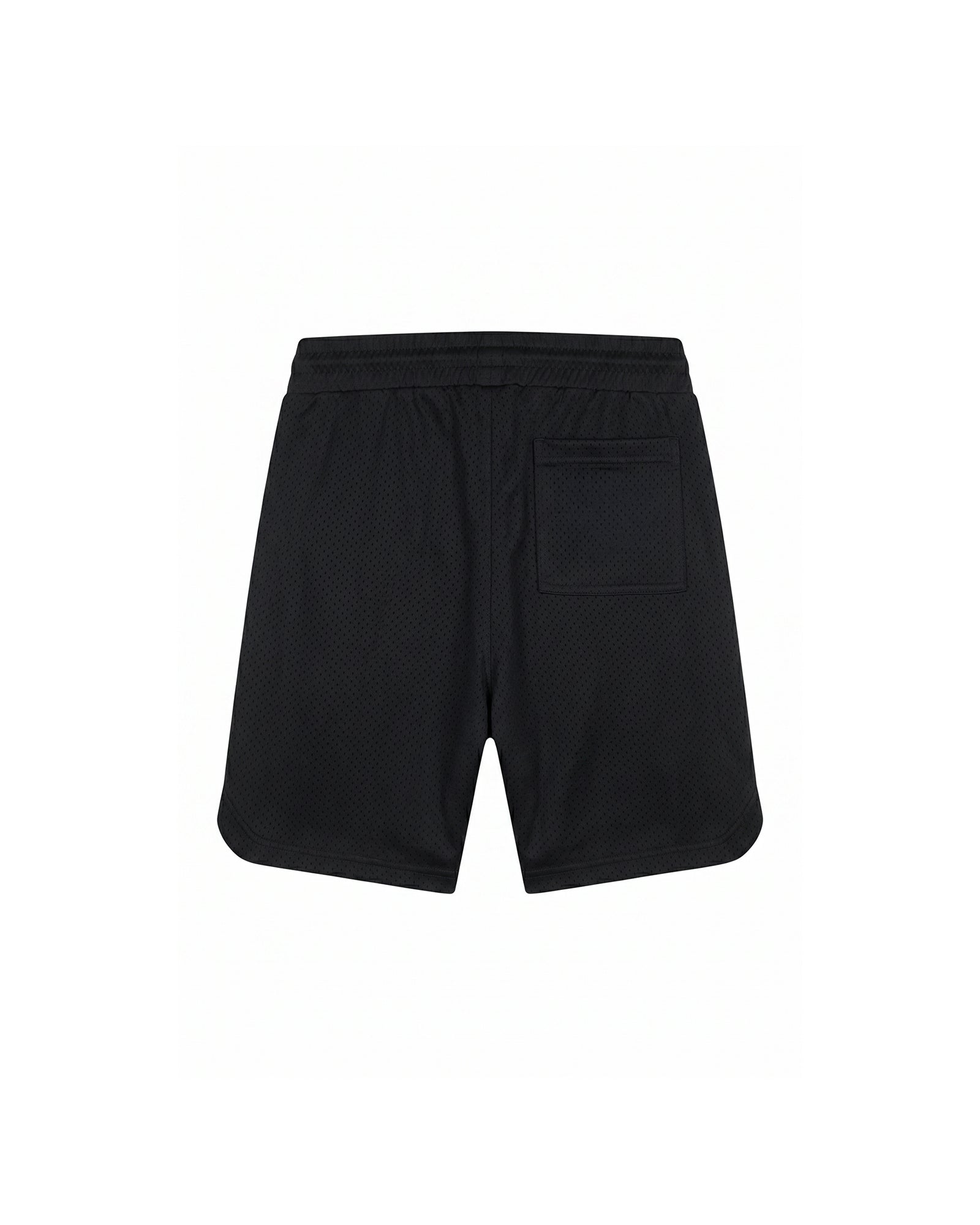 Malelions Men Perforated Mesh Shorts | Black