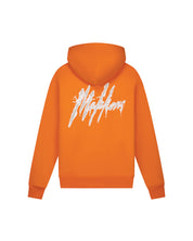 Malelions Men Signature Drip Zip Hoodie | Orange