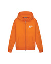  Malelions Men Signature Drip Zip Hoodie | Orange