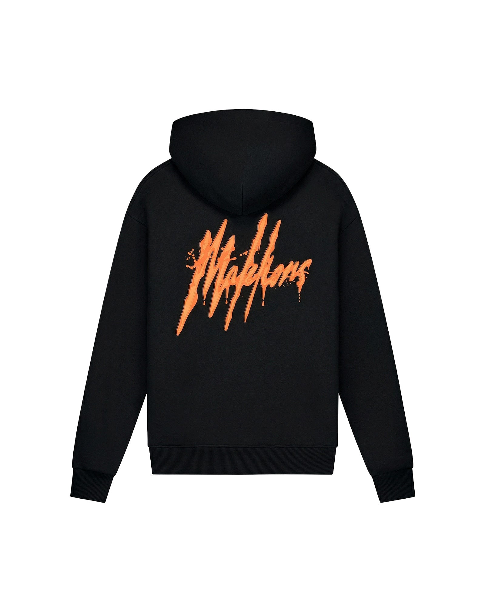 Malelions Men Signature Drip Zip Hoodie | Black