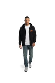 Malelions Men Signature Drip Zip Hoodie | Black
