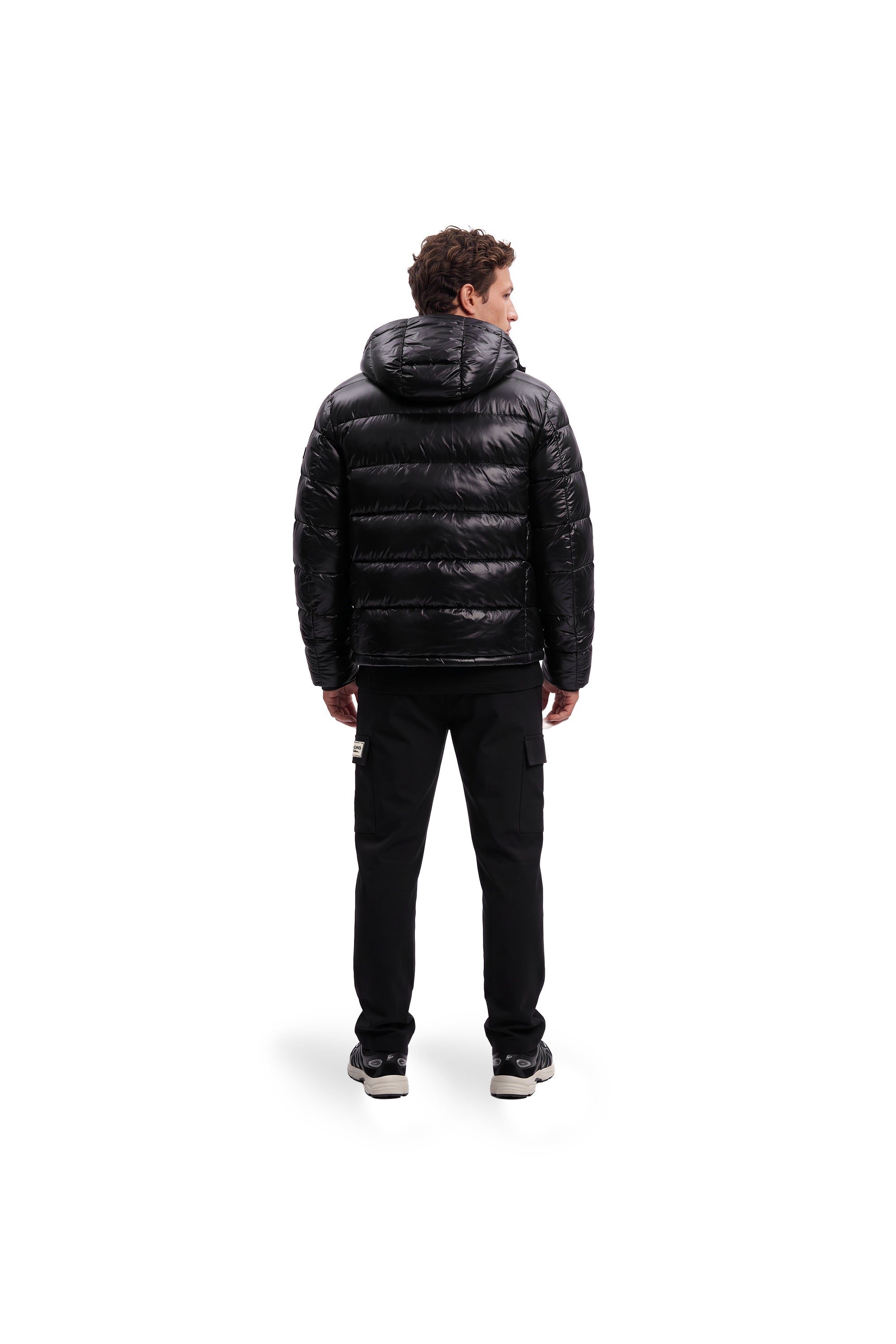 Malelions Men Padded Puffer Jacket | Black