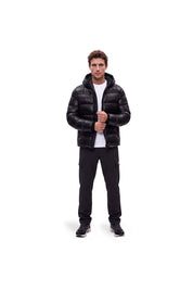 Malelions Men Padded Puffer Jacket | Black