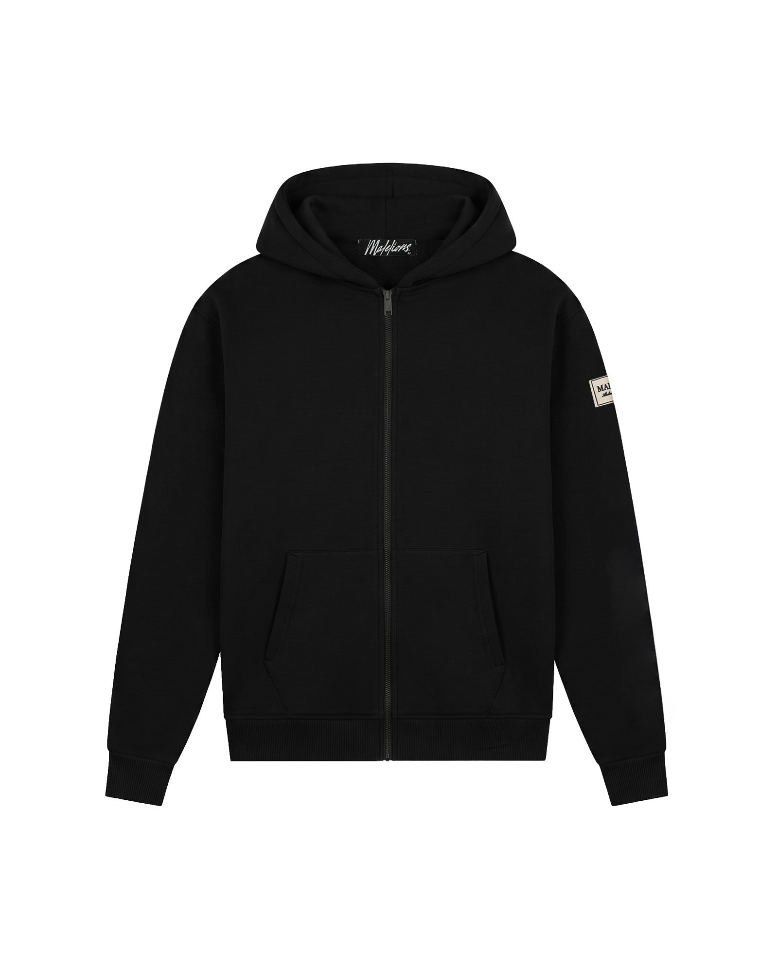 Malelions Men Collection Zip Hoodie | Black