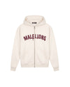  Malelions Men Society Club Zip Hoodie | Off-White