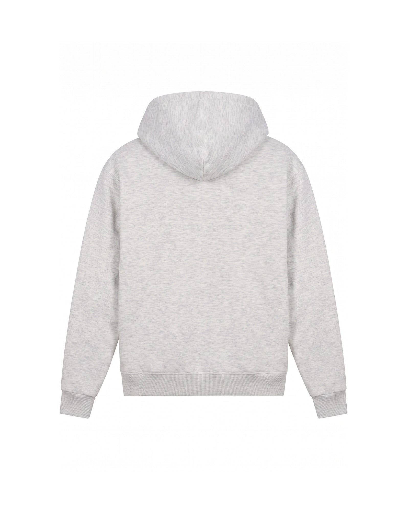 Malelions Men Society Club Zip Hoodie | Grey Melange