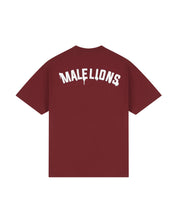 Malelions Men Society Club T-Shirt | Burgundy