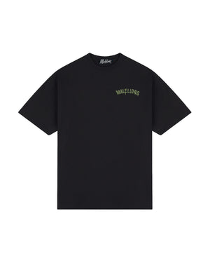 Malelions Men Society Club T-Shirt | Black
