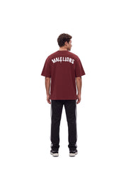 Malelions Men Society Club T-Shirt | Burgundy