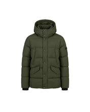 Malelions Men Padded Parka Jacket | Forest Green