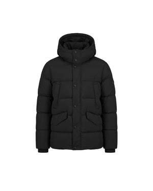 Malelions Men Padded Parka Jacket | Black