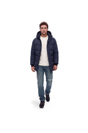 Malelions Men Padded Parka Jacket | Navy