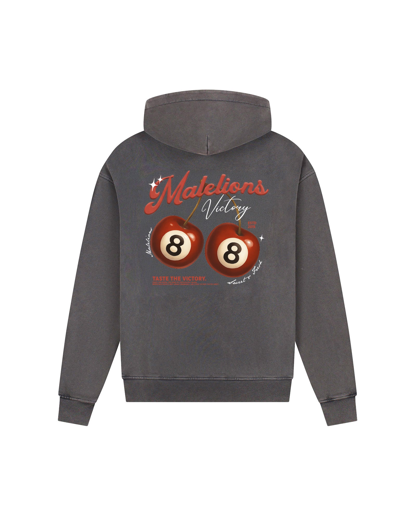 Malelions Men Victory Taste Hoodie | Acid Wash