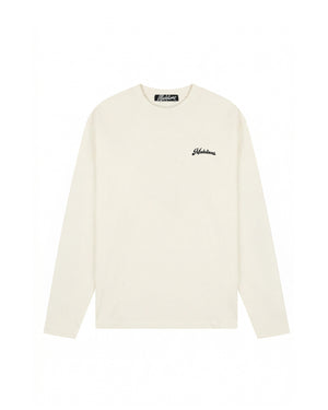 Malelions Men Victory Taste Longsleeve T-Shirt | Off-White
