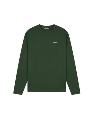 Malelions Men Victory Taste Longsleeve T-Shirt | Racing Green