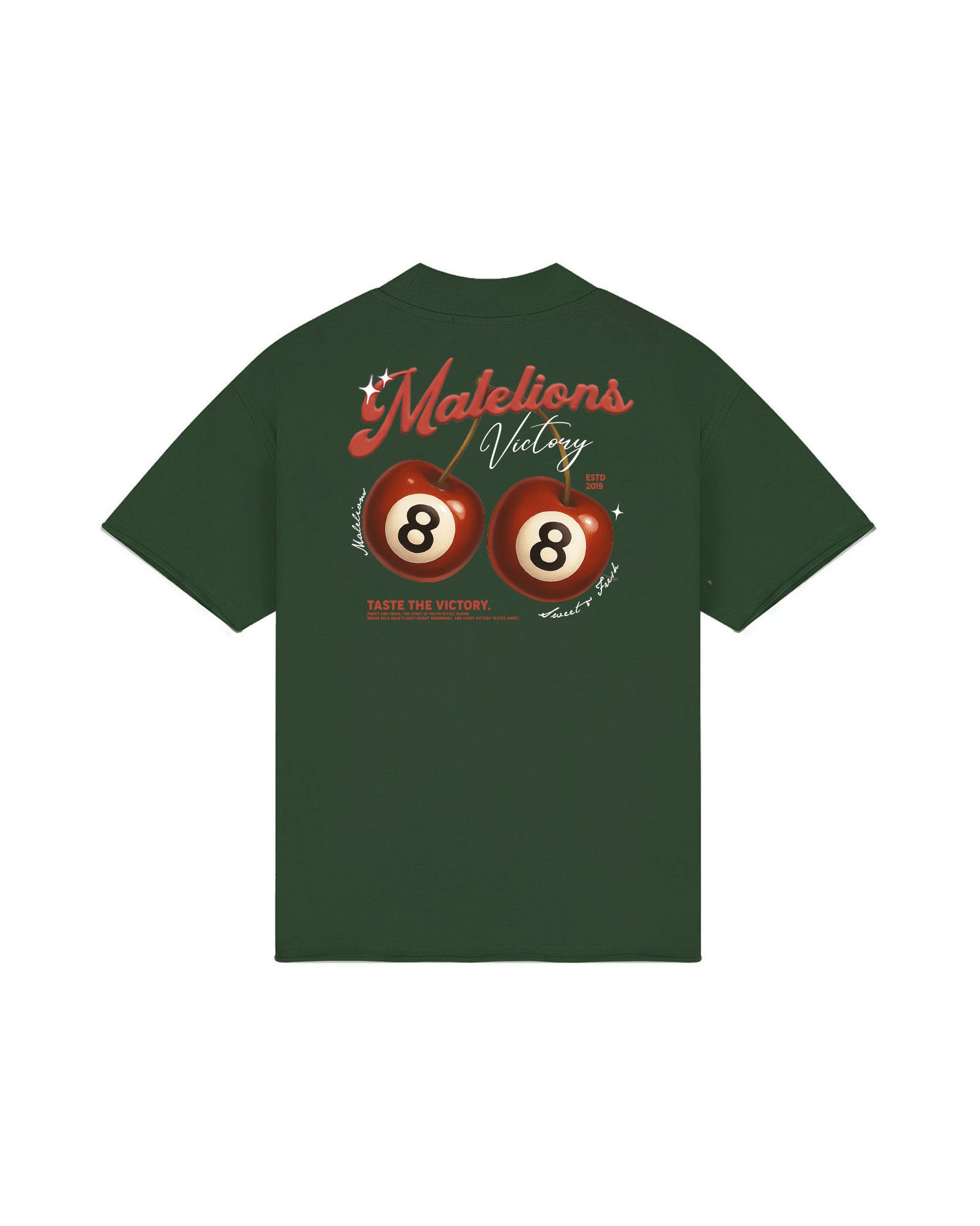 Malelions Men Victory Taste T-Shirt | Racing Green