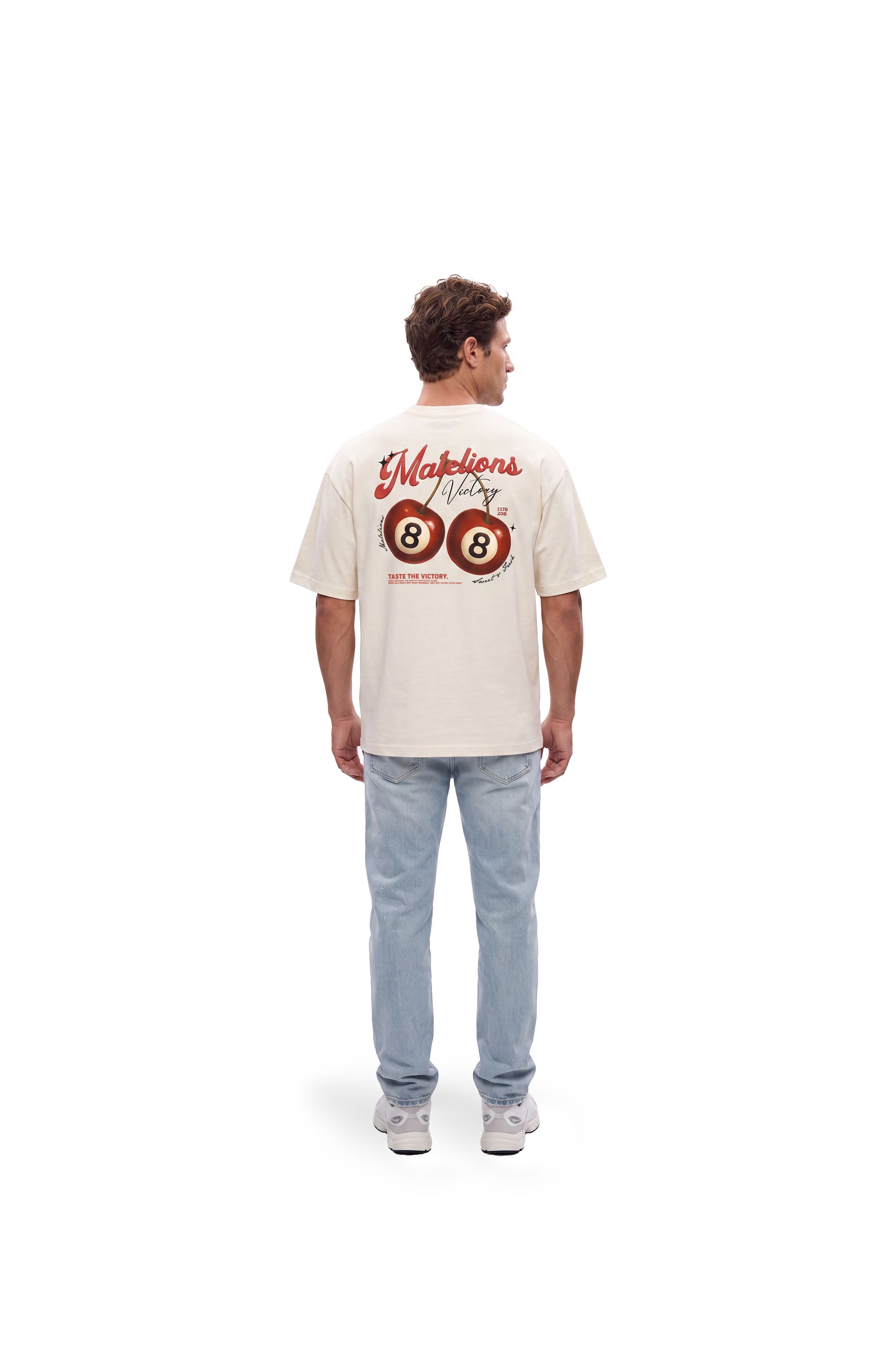 Malelions Men Victory Taste T-Shirt | Off-White