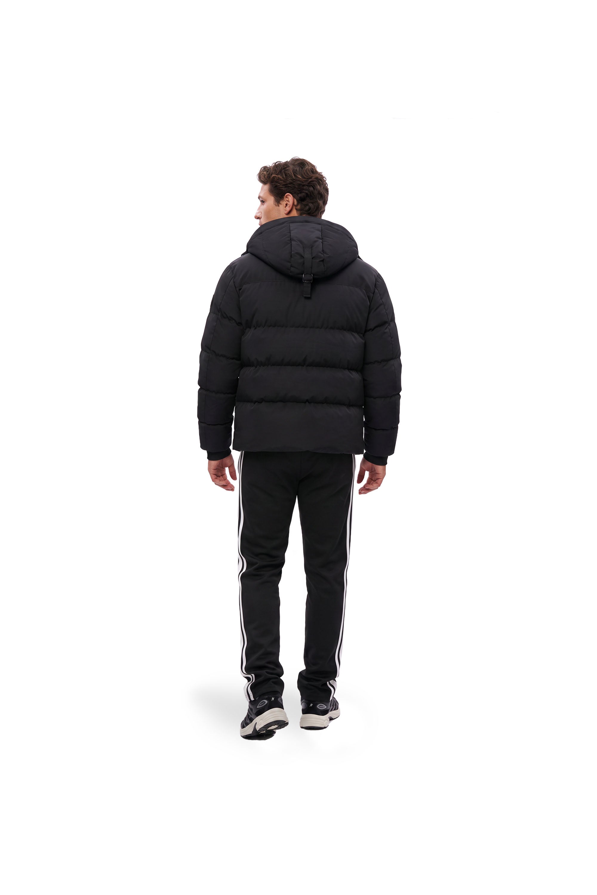 Malelions Men Porter Parka Jacket | Black