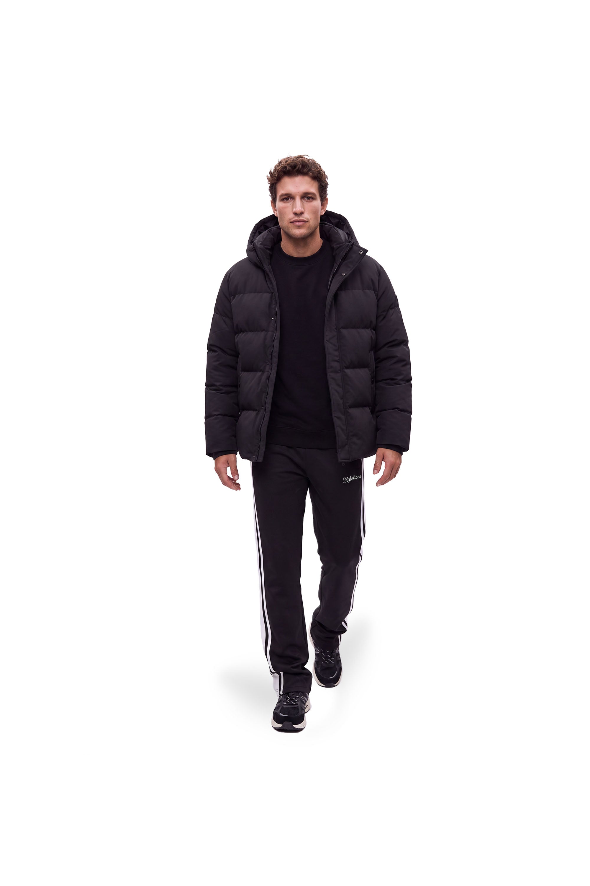 Malelions Men Porter Parka Jacket | Black
