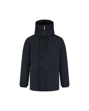 Malelions Men Casual Parka Jacket | Navy