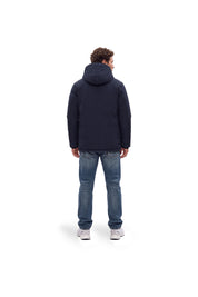 Malelions Men Casual Parka Jacket | Navy