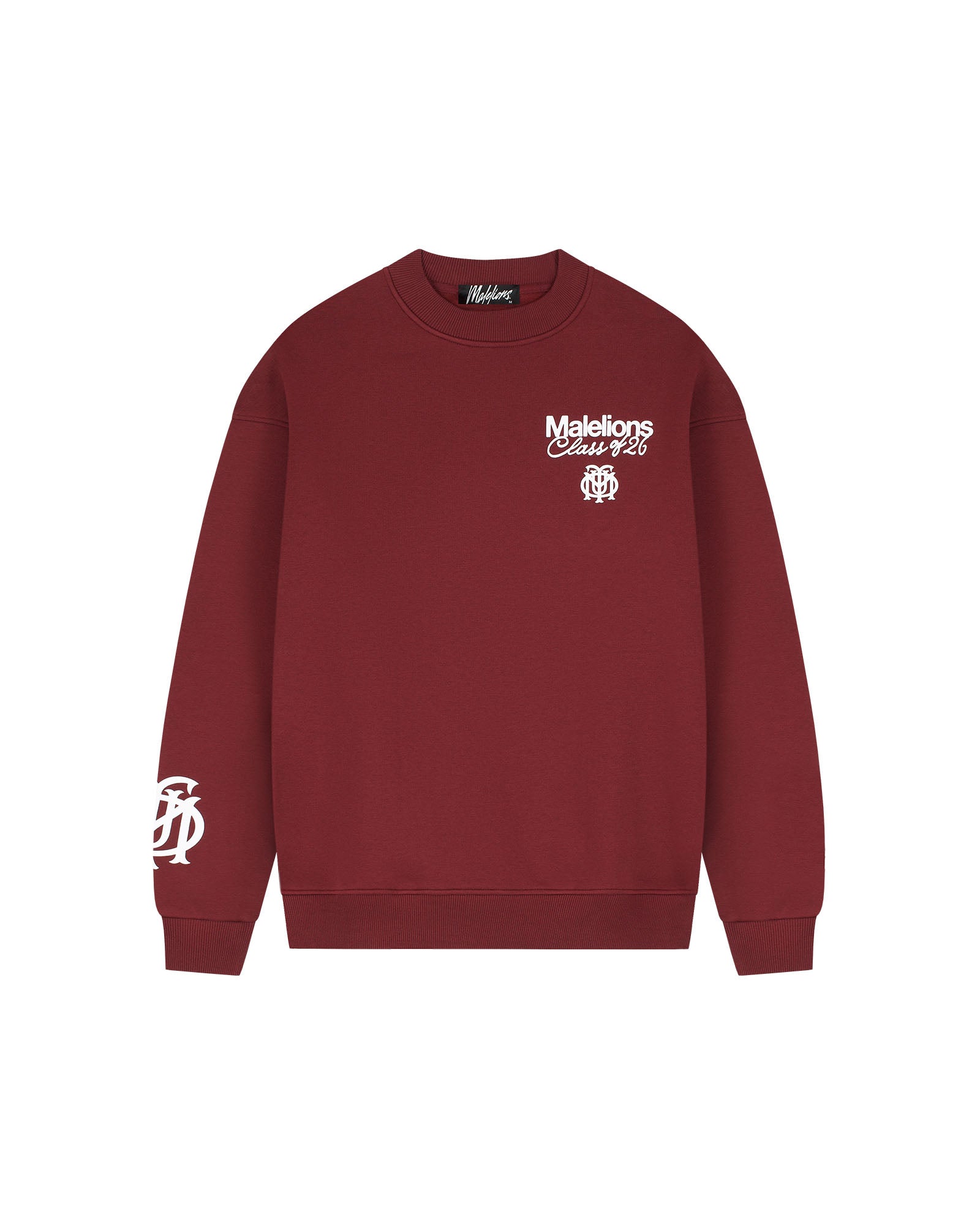 Malelions Men Class of 26 Sweater | Burgundy